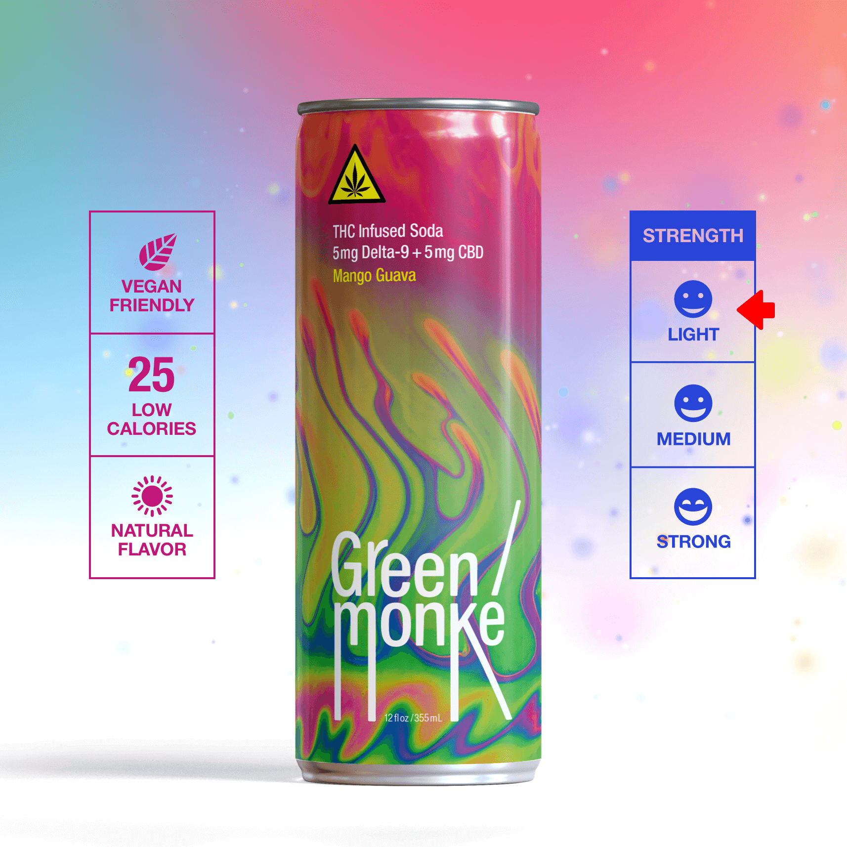 Green Monké Lychee Soda