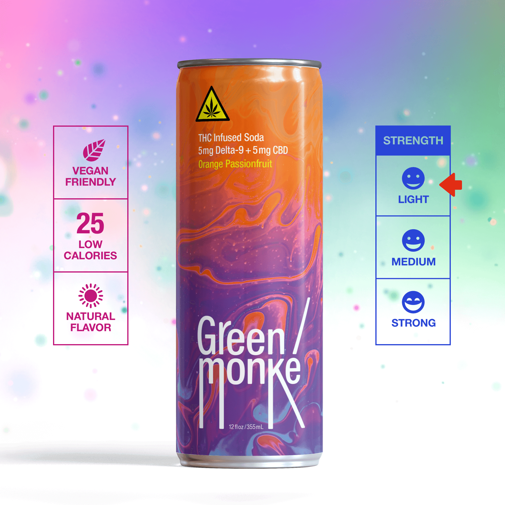 Green Monké Orange Cream Soda