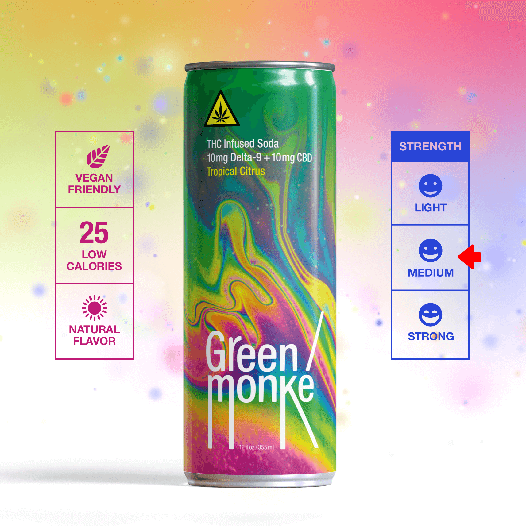 Green Monké Hemp Drink